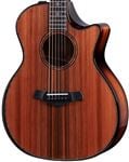 Taylor 914ce Builders Edition GA Acoustic Electric Guitar with Case Body Angled View
